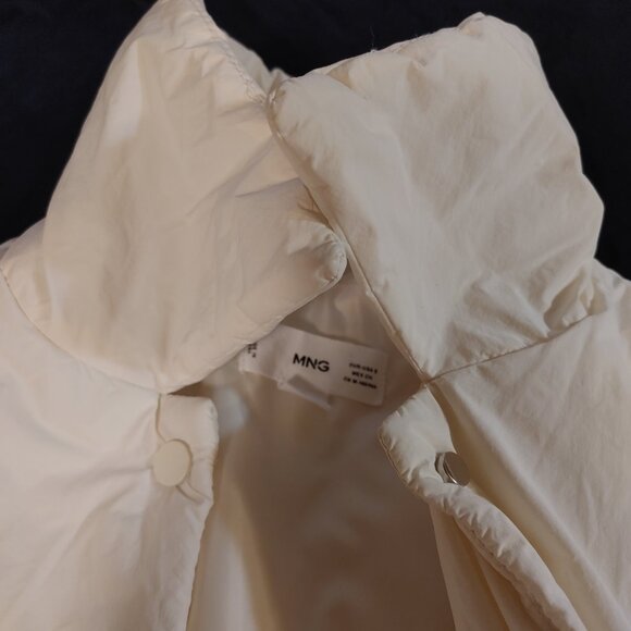 MNG off-white light puffer coat - Picture 12 of 16